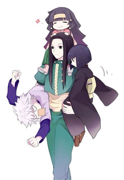 Killua Alluka Illumi And Kalluto Hunter X Hunter Alluka Hxh