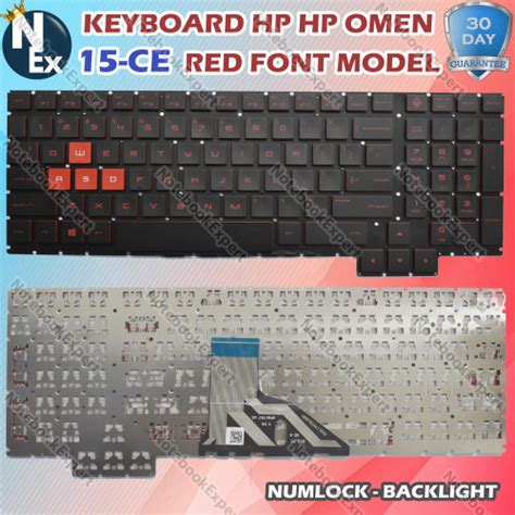 Jual Keyboard Hp Omen 15 Ce 15t Ce 15 Ce000 15t Ce100 924005 001 Red Font Jakarta Pusat