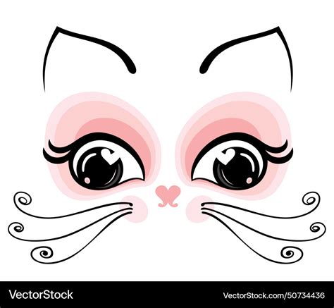 Cute Cat Royalty Free Vector Image Vectorstock