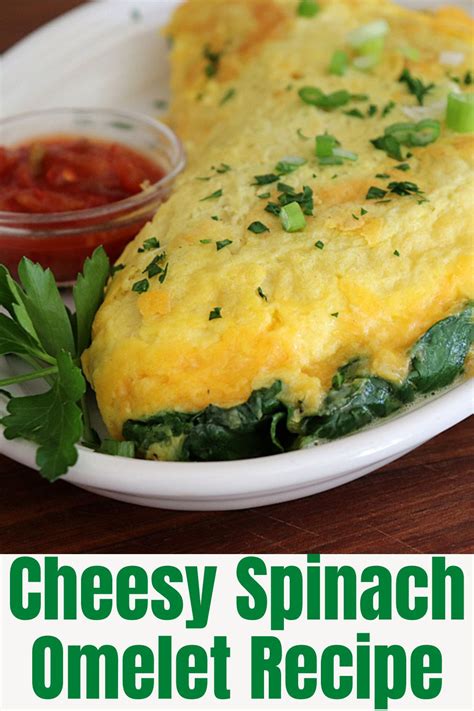 how to cook omelet with spinach