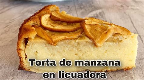 RECETA DE TORTA DE MANZANA FÁCIL Súper húmeda YouTube