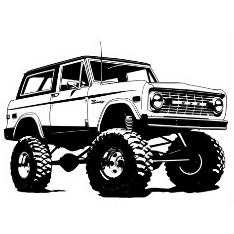 Ford Bronco SVG - Etsy