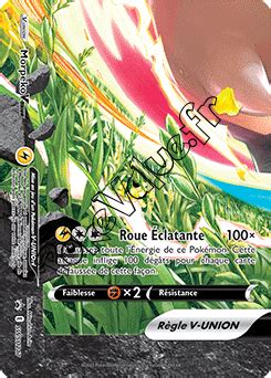 Pokevalue Fr Carte Pok Mon Morpeko V Union En Bas Gauche N