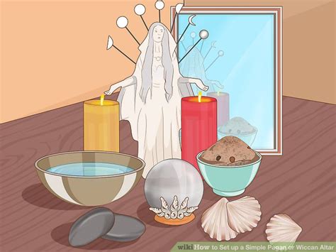 How to Set up a Simple Pagan or Wiccan Altar: 8 Steps