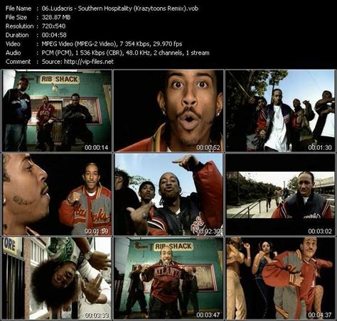 Ludacris «Southern Hospitality (Krazytoons Remix)» VOB File