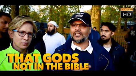 That Gods Not In The Bible Hashim Vs Christian Lady Old Is Gold