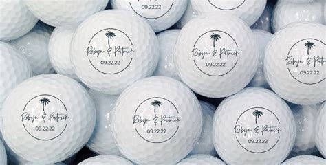 Classy Wedding Golf Ball Favors Personalized Golf Balls Etsy