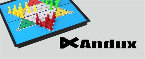 Amazon Andux Foldable Magnetic Chinese Checkers Portable Board