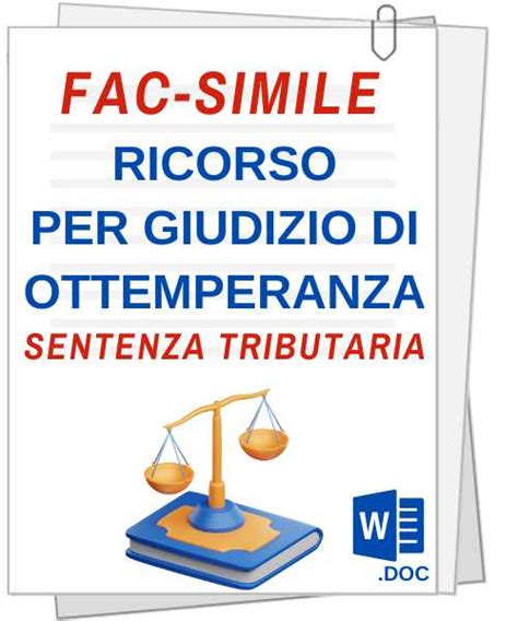 Il Giudizio Di Ottemperanza Nel Processo Tributario Art D Lgs N