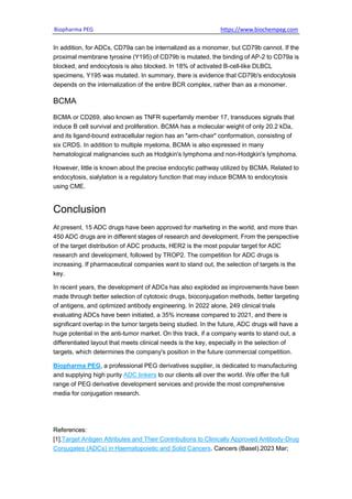 Summary Of Adc Targets For Solid Tumors Hematological Tumors Pdf