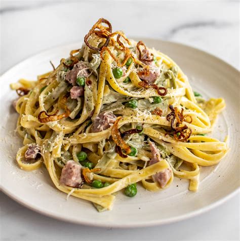 Paglia E Fieno With Crispy Shallots Carolyn S Cooking