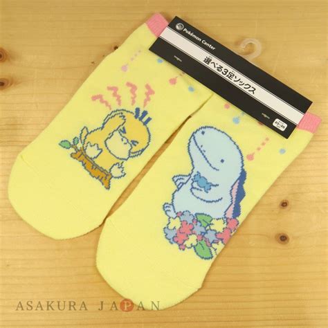 Pokemon Center Psyduck No Tenki Socks For Women Cm Pair