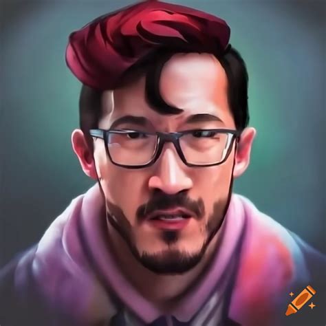 Thumbnail Featuring Markiplier On Craiyon