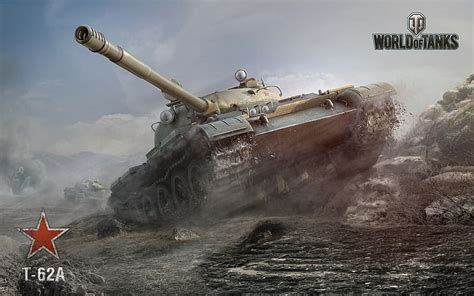 World Of Tanks Tanque T 62A Juegos De Guerra Videojuegos Fondo De