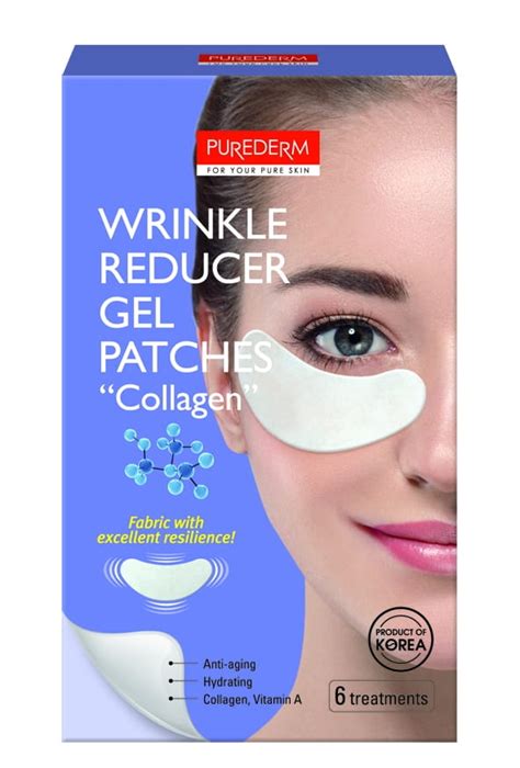 Purederm Wrinkle Reducer Gel Patches Collagen Przeciwzmarszczkowe