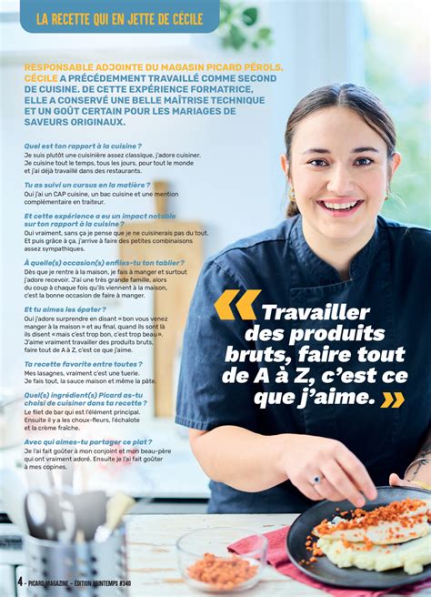 Picard Magazine Bienvenue En Cuisine S Catalogue Picard En Ligne