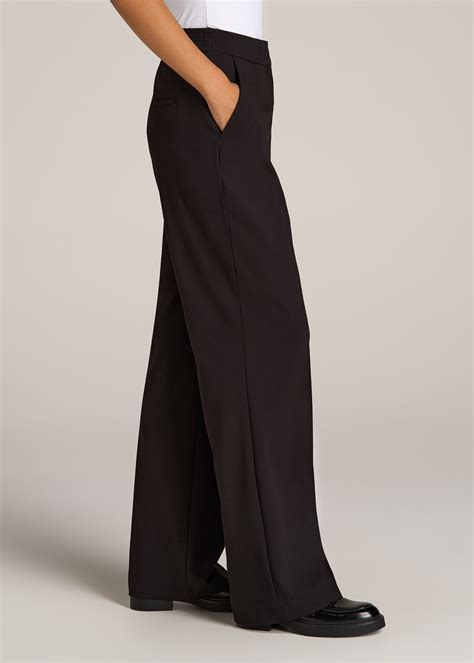 Flat Front Wide Leg Dress Pants For Tall Women American Tall