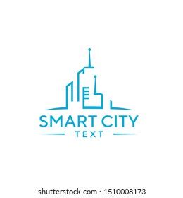 Smart City Logo Vector Template Technology Stock Vector (Royalty Free ...