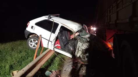 Grave Acidente Entre Carro E Caminhão Deixa Três Feridos Na Br 280 Pp