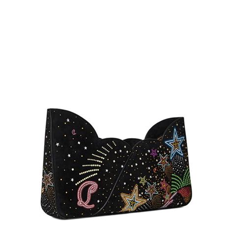 CHRISTIAN LOUBOUTIN Hot Chick Starlight Strass Clutch Women Multi