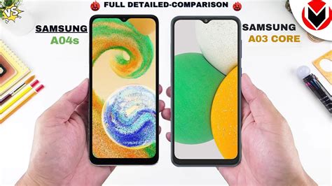 Samsung Galaxy A04s Vs Samsung Galaxy A03 Core Youtube