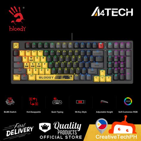 S98 LIME A4TECH BLOODY RGB Mechanical Keyboard | Lazada PH