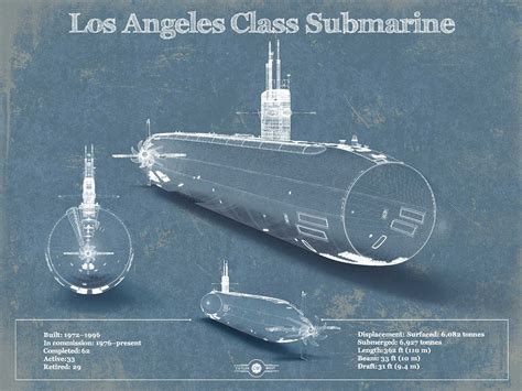 Los Angeles Class Submarine Cutaway