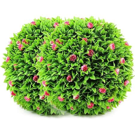 Amazon Sunnyglade Pcs Inch Artificial Plant Topiary Ball