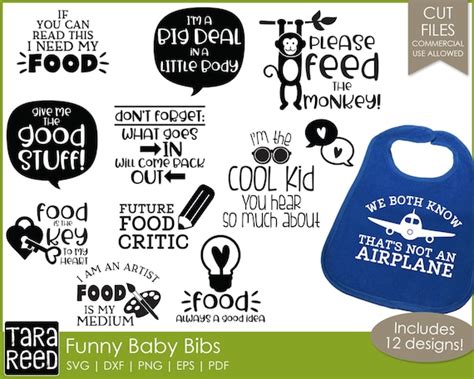 Baby Bibs Baby Svg And Cut Files For Crafters Etsy