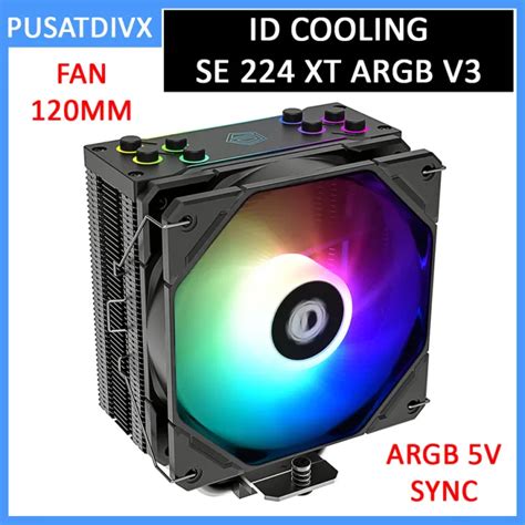 Id Cooling Se Xt Argb V Hsf Intel Amd Tower Cpu Cooler Rgb Se