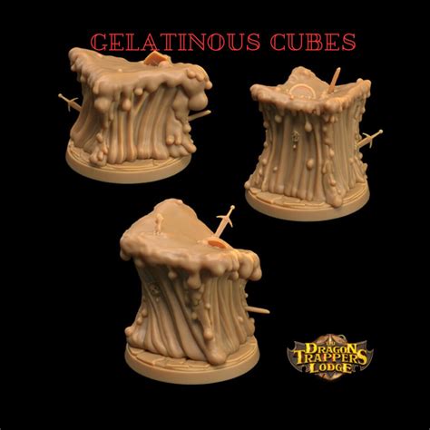 Dragon Trappers Lodge Gelatinous Cubes Spawn Of The Ooze Etsy