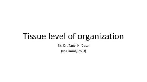 Tissue level of organization.pdf