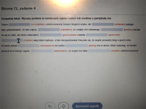 Język polski klasa 7 strona 72 zadanie 4 Brainly pl