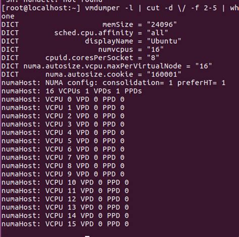 Bind Numa Node To A Socket Vmware Vsphere