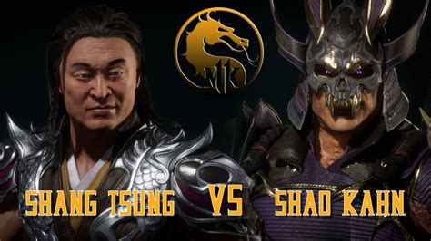 Mortal Kombat 11 Shang Tsung Vs Shao Kahn Youtube