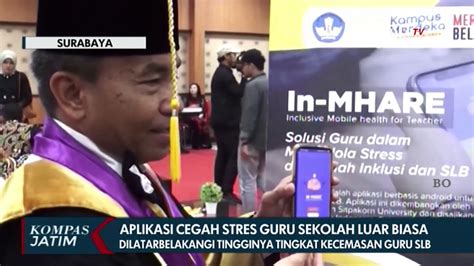 Unesa Surabaya Kembangkan Aplikasi In Mhare Konsultasi Cegah Stres Guru