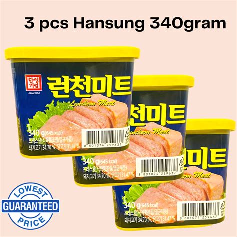 Pcs Promo Authentic Hansung Lotte Ofood Dongwon Korean Luncheon Meat