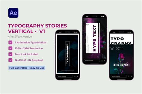 Typography Stories V After Effects Graphic By Gatamotion Creative