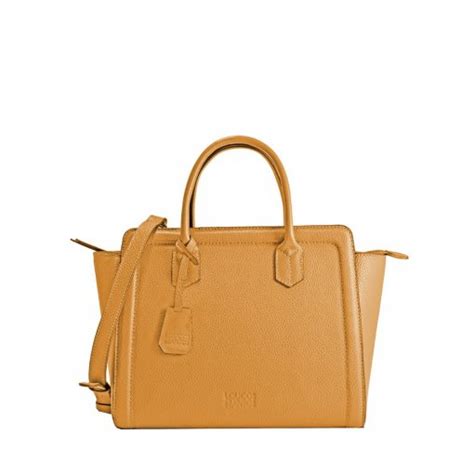 Bolsa Tote Em Couro Floter Mustard I Loucos Santos Loja Virtual