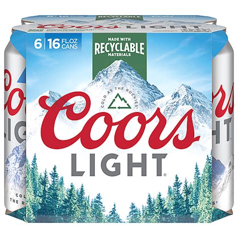 Coors Light Beer 6 Ea | Lagers | Ingles Markets