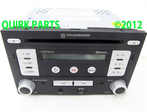 Mk Radio With Volk L Bluetooth Genuine Oem New Genuine Volkswagen