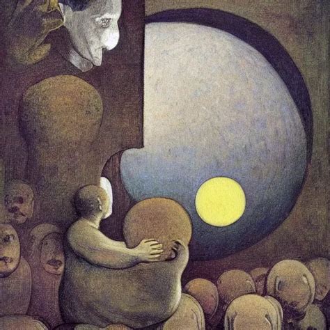 The Emperor Of Giants Swallows The Moon By Odilon Stable Diffusion