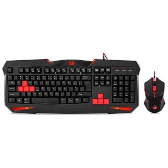 Combo Gamer Teclado E Mouse Redragon Vajra E Centrophorus 3200 DPI