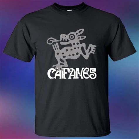 Retro T Shirts Men S Short New Caifanes Alternative Rock Band Logo Men