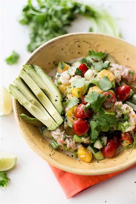 Coconut Lime Ceviche Kiwi And Carrot