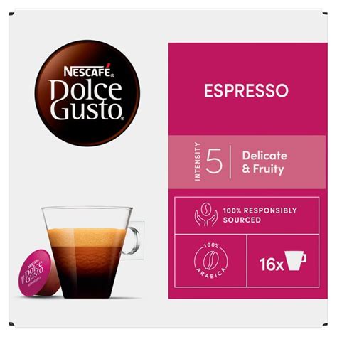 Nescafe Dolce Gusto Espresso Pods 16 per pack from Ocado