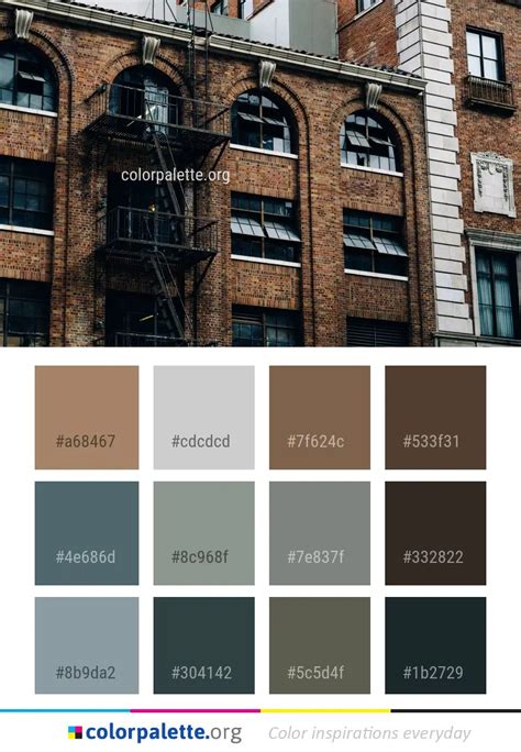 Building Urban Area Architecture Color Palette