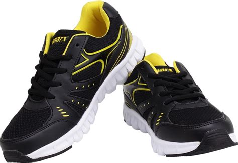 Sparx Trendy Black Yellow Running Shoes For Women - Buy Black Color ...