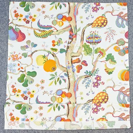 Josef Frank Duk Tyg Vegetable Tree Bomull Firma Svenskt Tenn