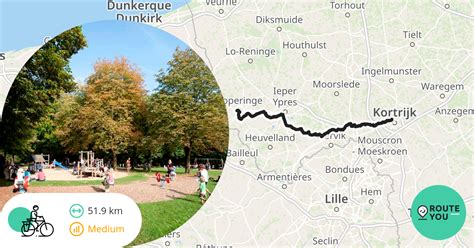 Poperinge Kortrijk Recreatieve Fietsroute Routeyou